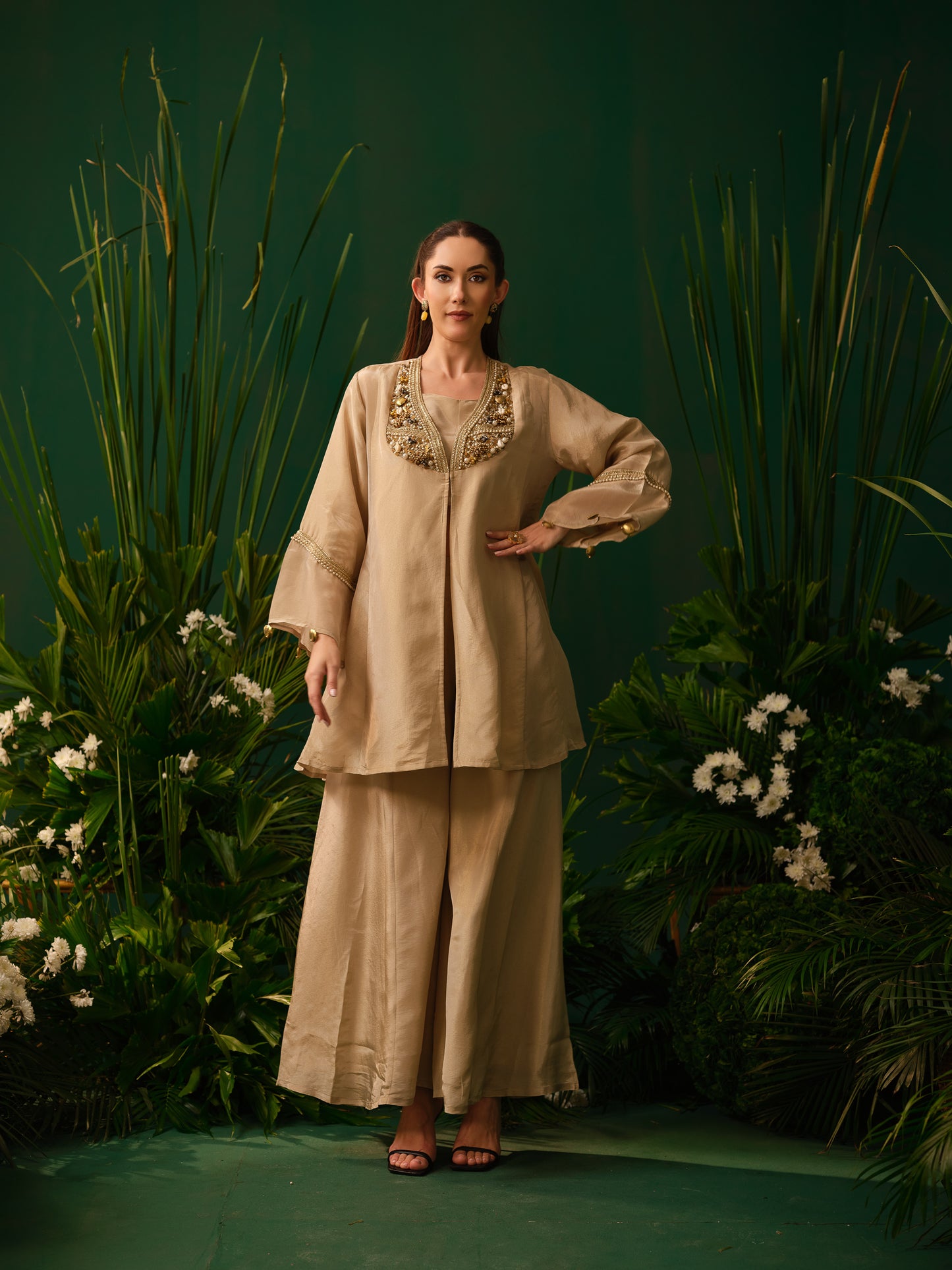 SAACHI KURTA PLAZZO SET