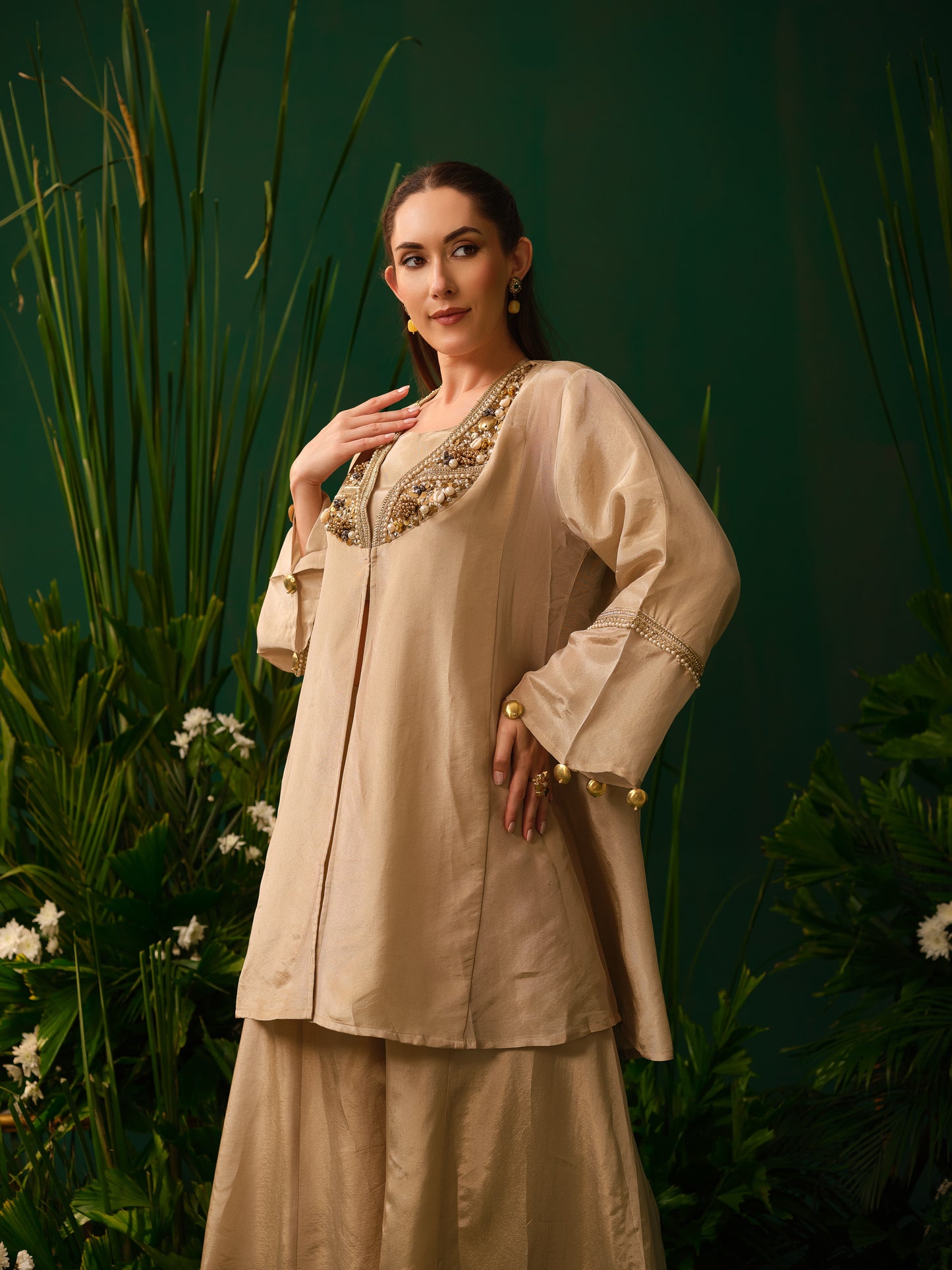 SAACHI KURTA PLAZZO SET