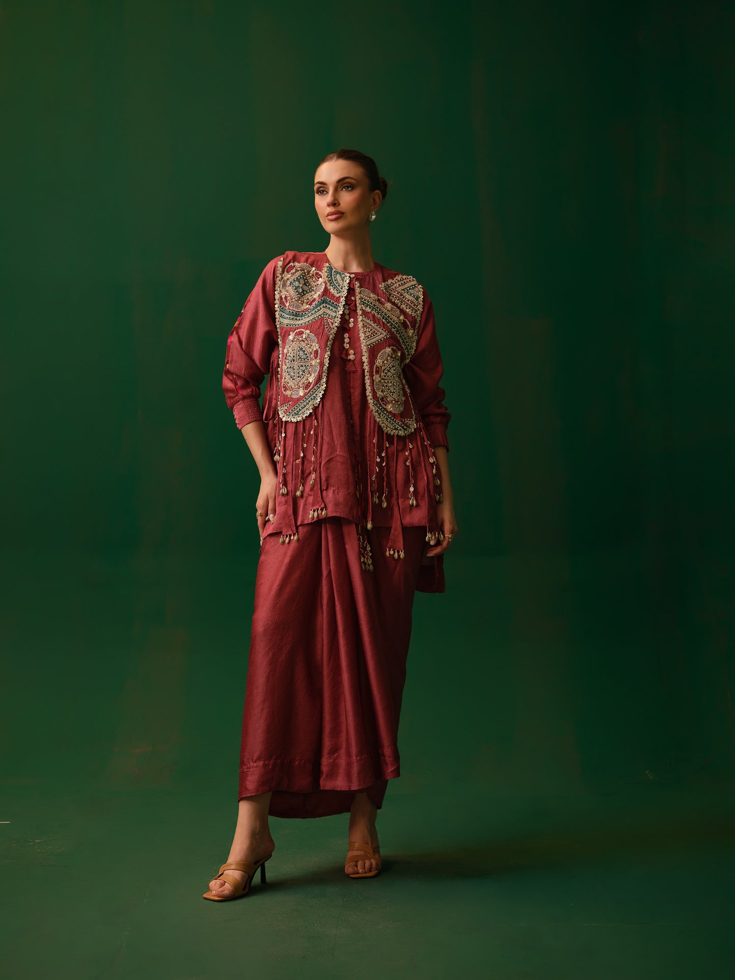 Elvora Hertitage Co-ord Set