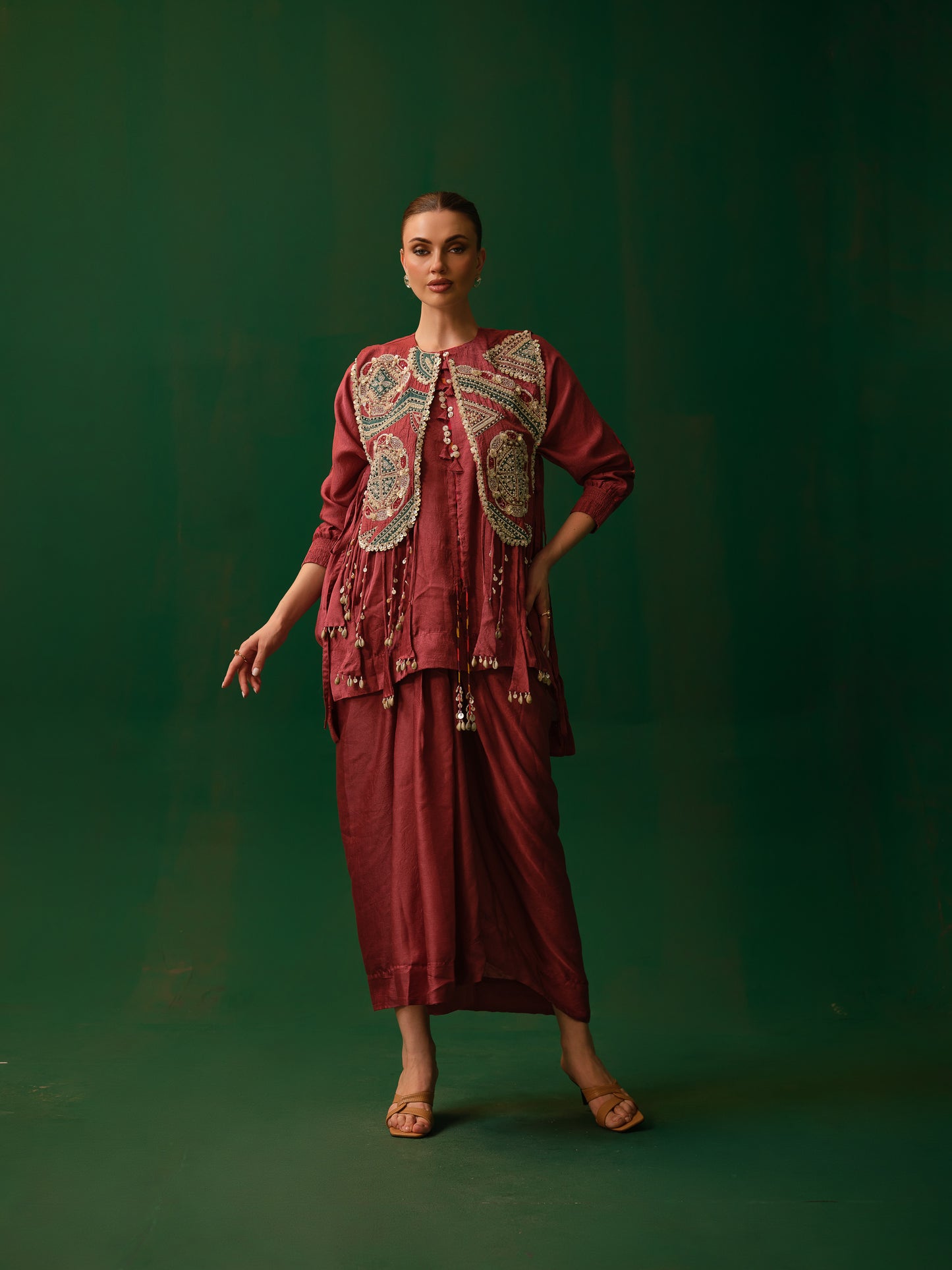 Elvora Hertitage Co-ord Set