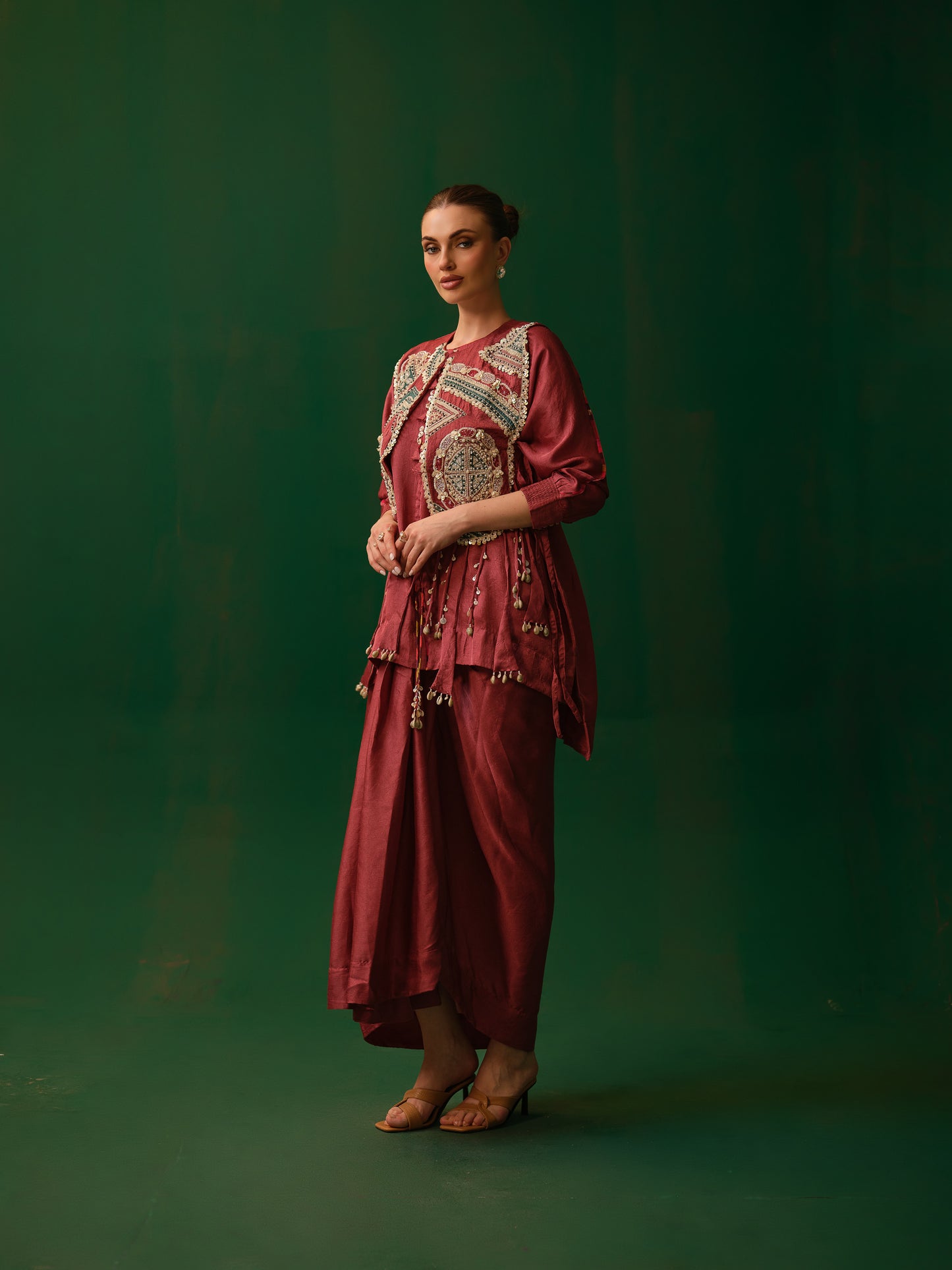 Elvora Hertitage Co-ord Set