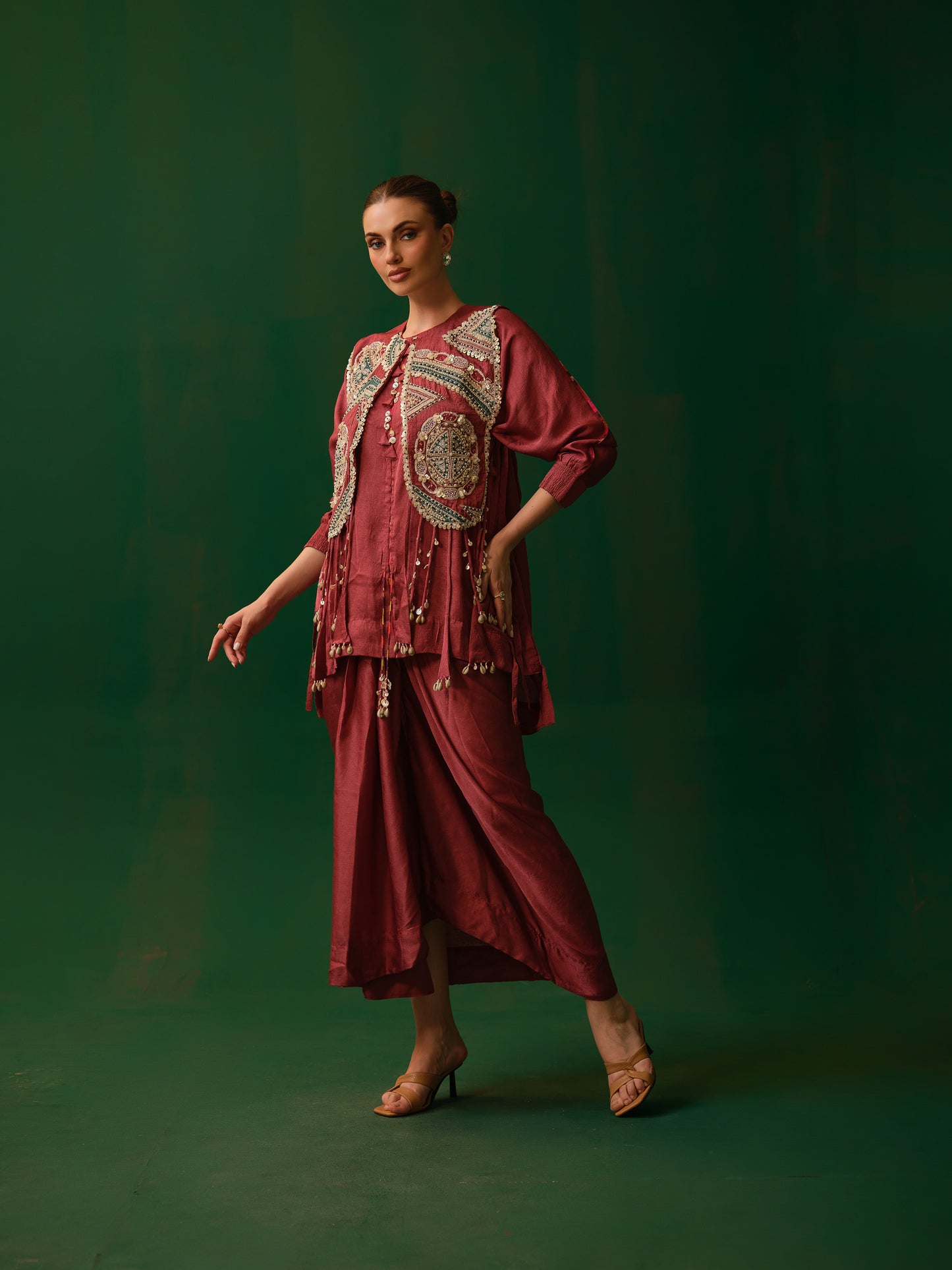 Elvora Hertitage Co-ord Set