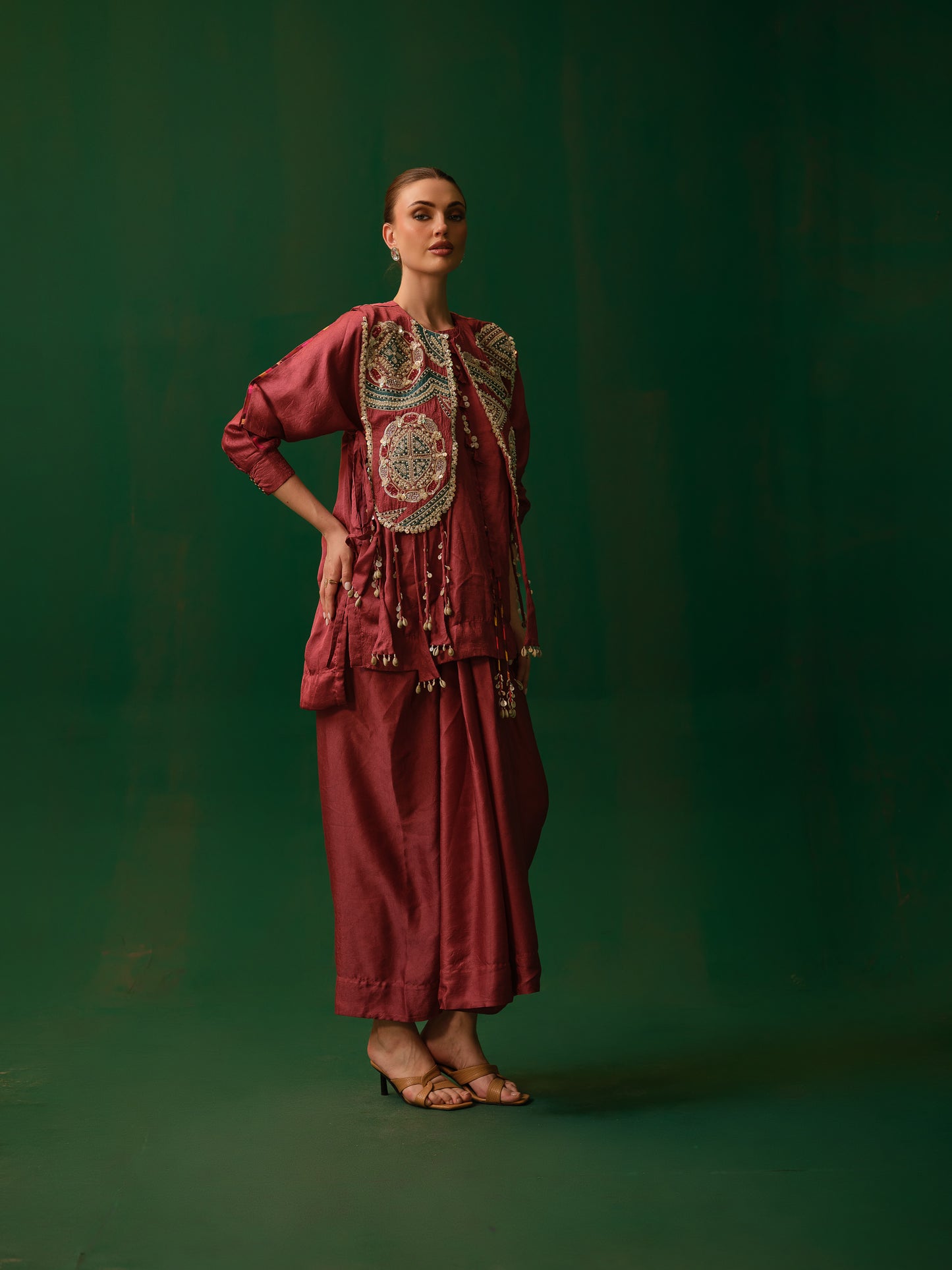 Elvora Hertitage Co-ord Set